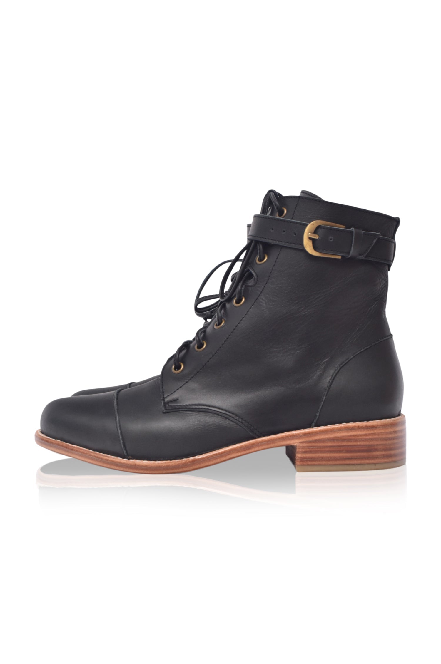 Valley Dream Lace Up Leather Boots-4