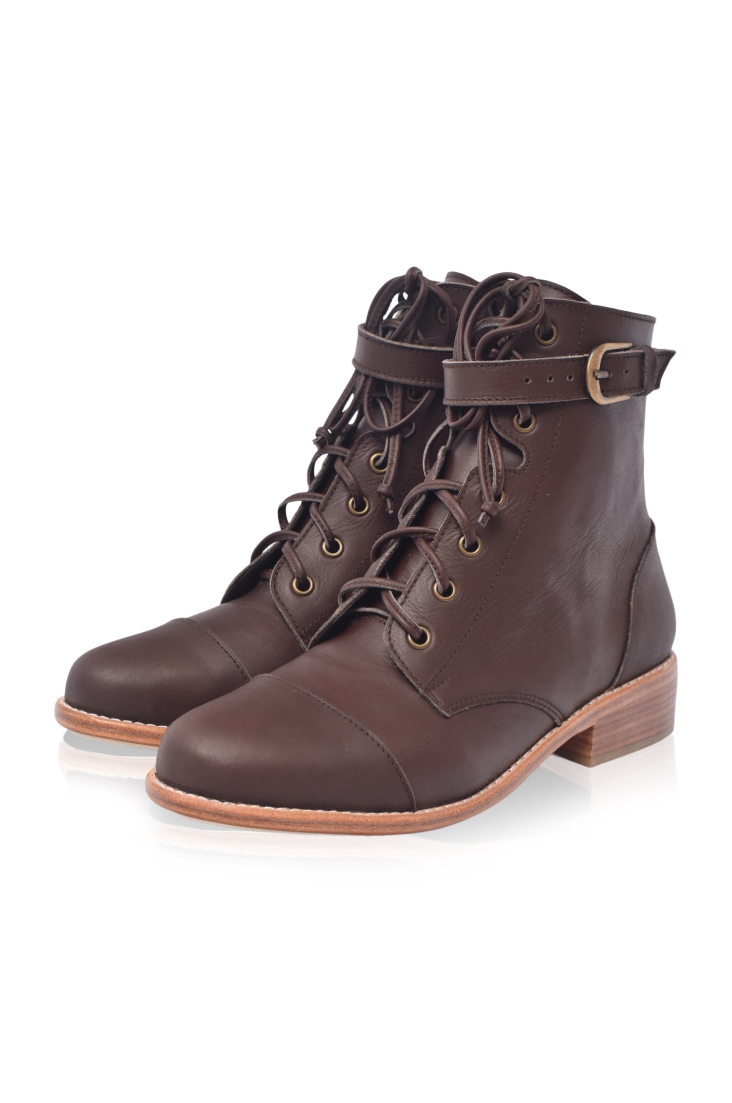Valley Dream Lace Up Leather Boots-2