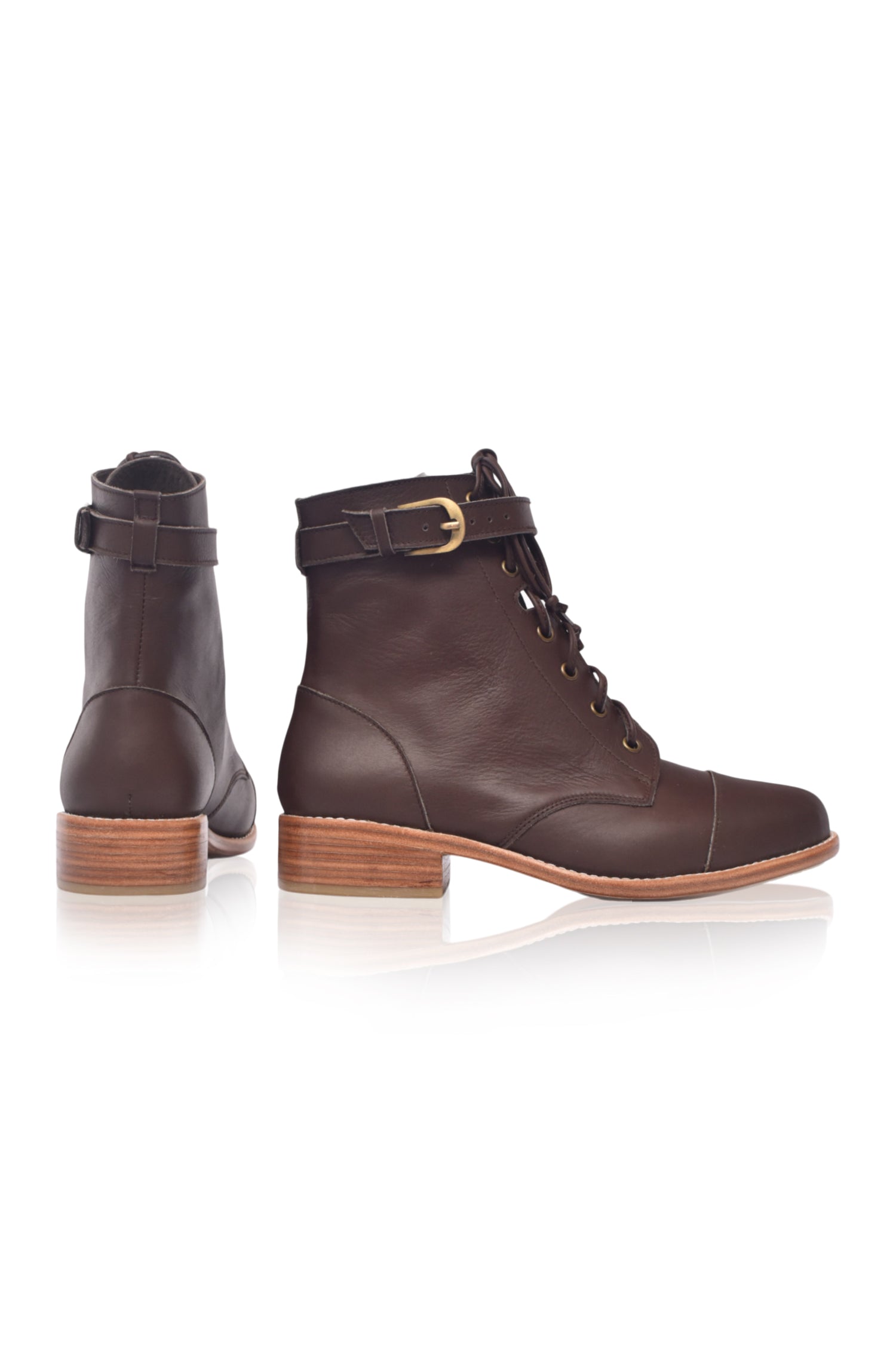 Valley Dream Lace Up Leather Boots-3