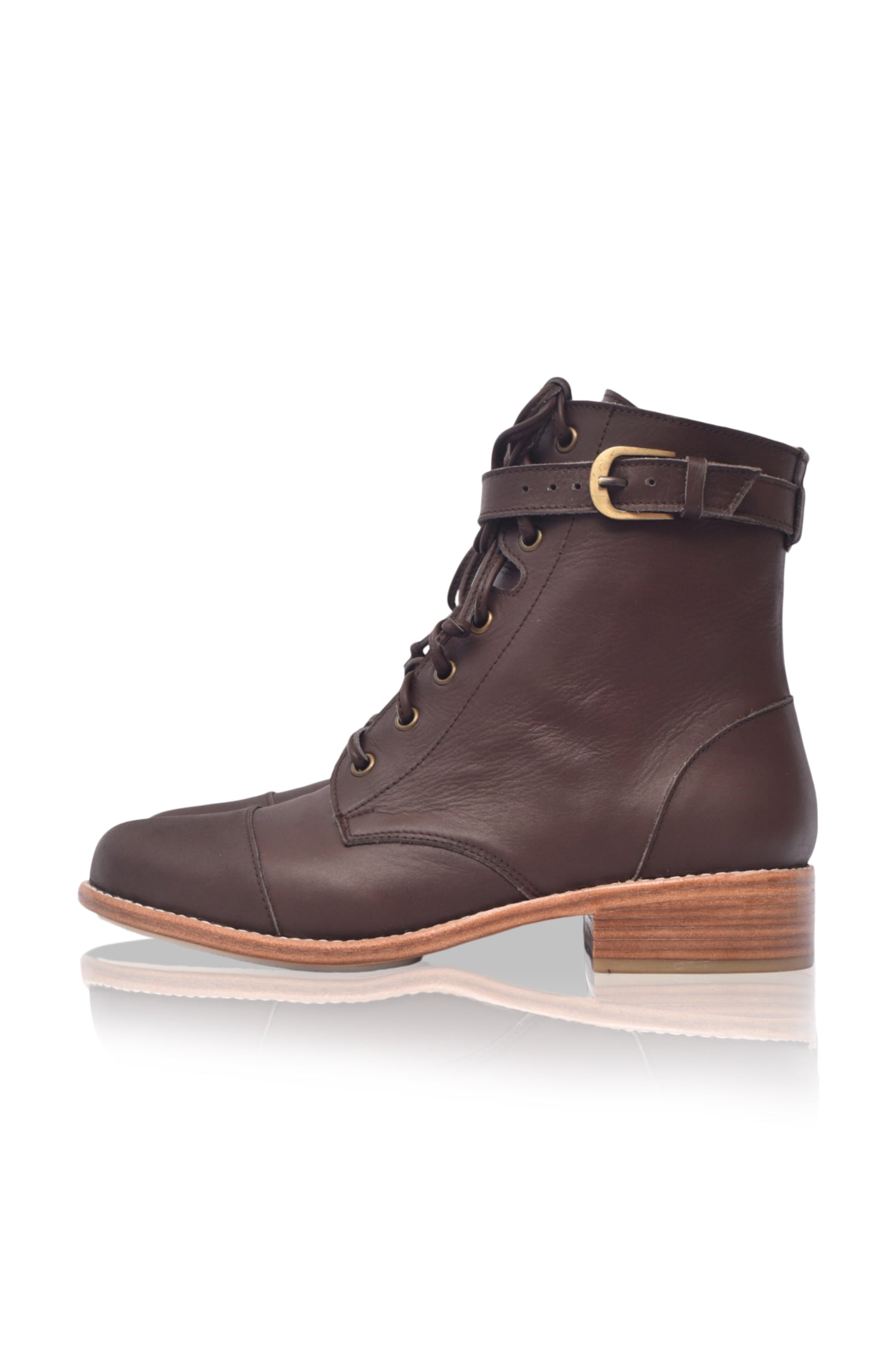 Valley Dream Lace Up Leather Boots-1