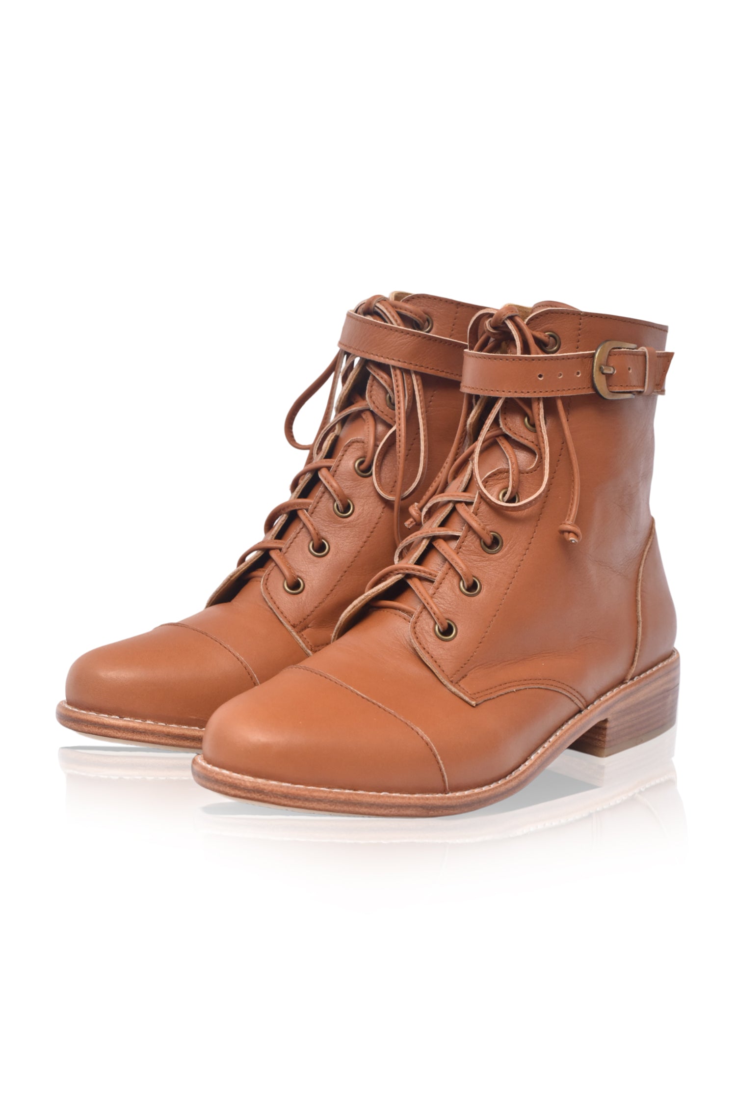 Valley Dream Lace Up Leather Boots-2