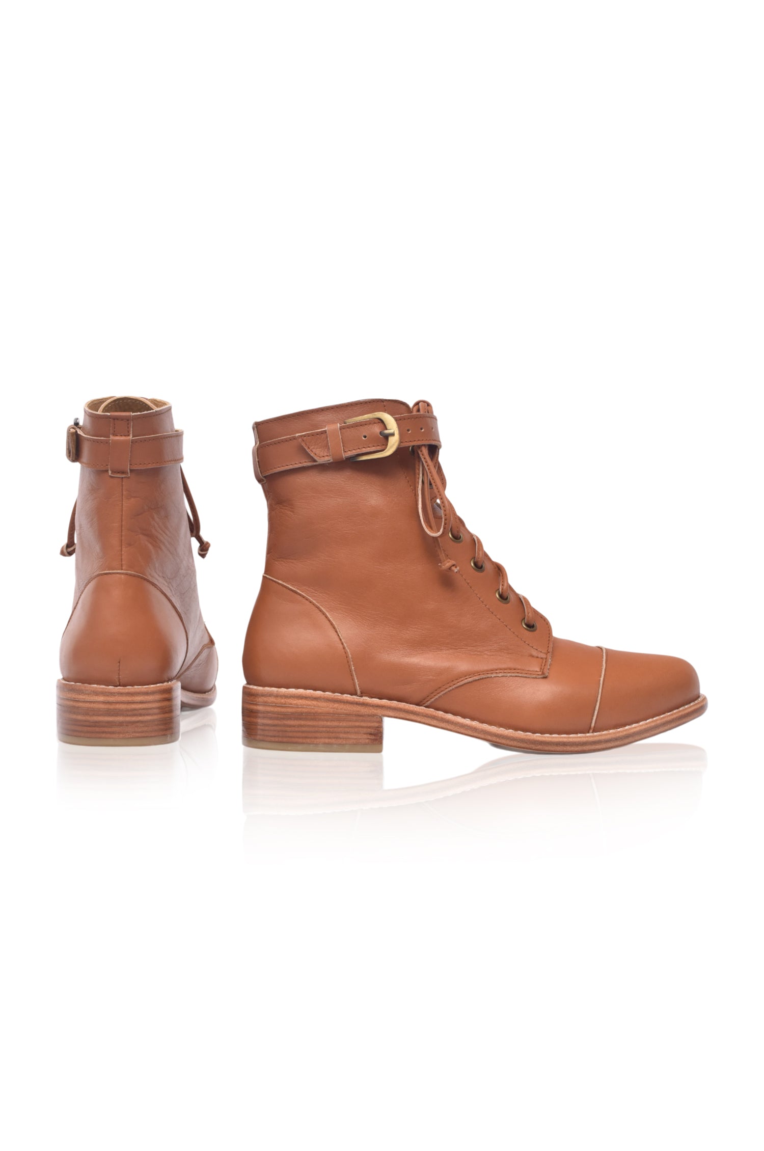 Valley Dream Lace Up Leather Boots-3