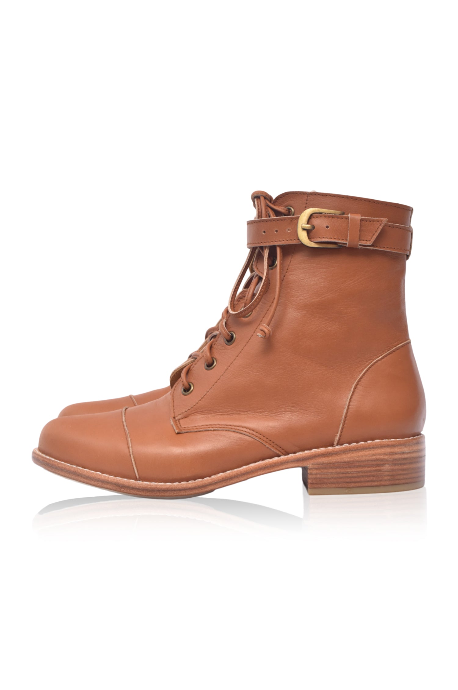 Valley Dream Lace Up Leather Boots-5
