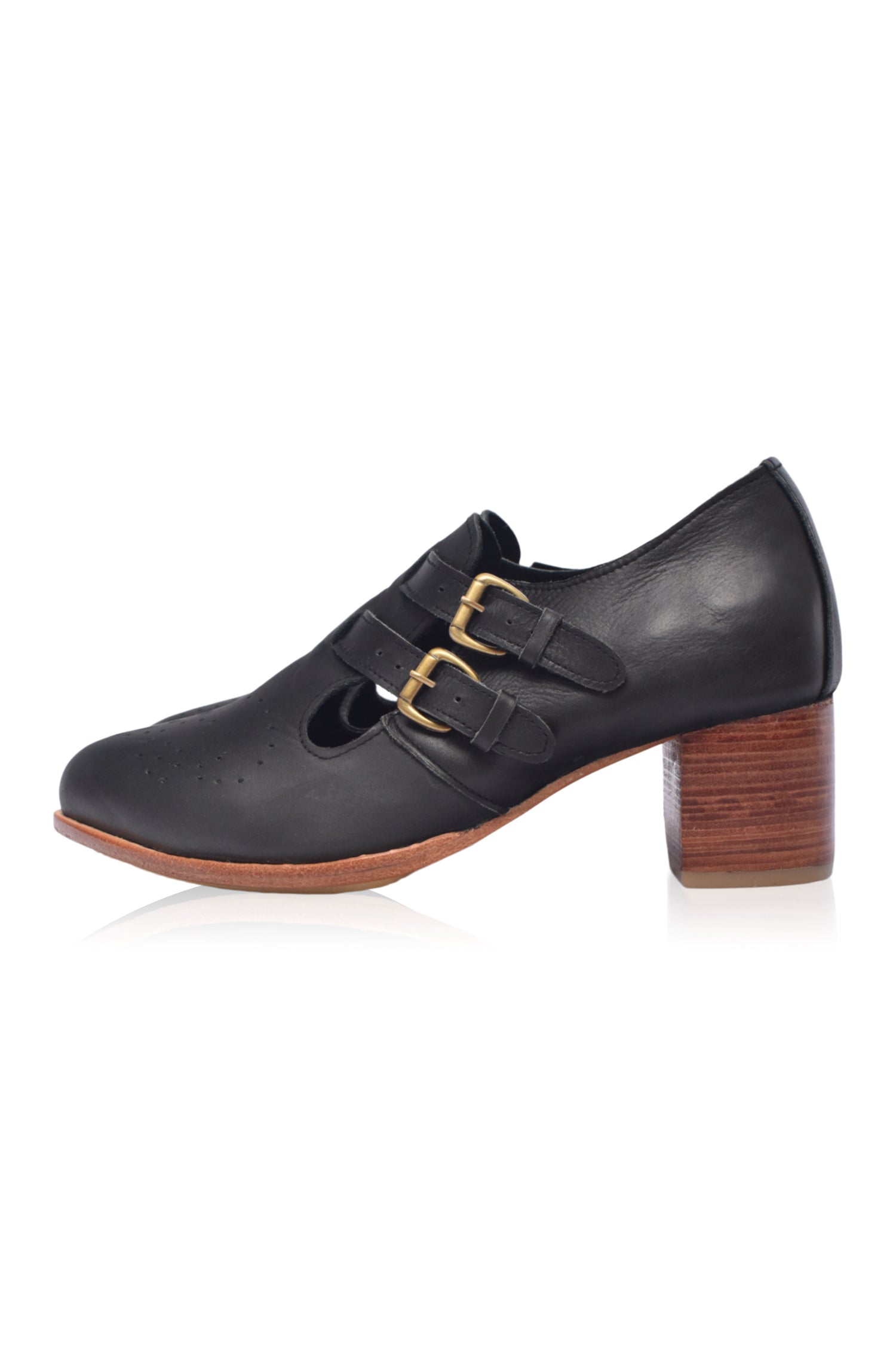Vienna Low Ankle Leather Booties-6