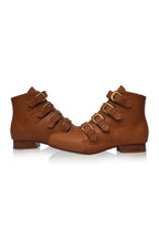 Wild Rose Leather Ankle Booties