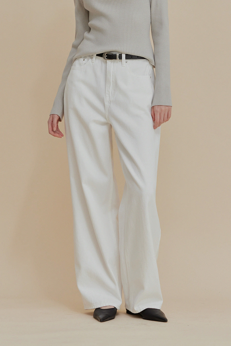 [TWEE] Rough Straight Cotton Pants