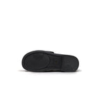 Black Fur-Lined Leather Loafers-2
