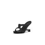 Braided Bling Strap Mules-1