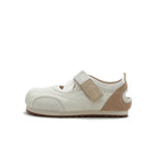 Breathable Puff Velcro Khaki Mary Jane Shoes-0
