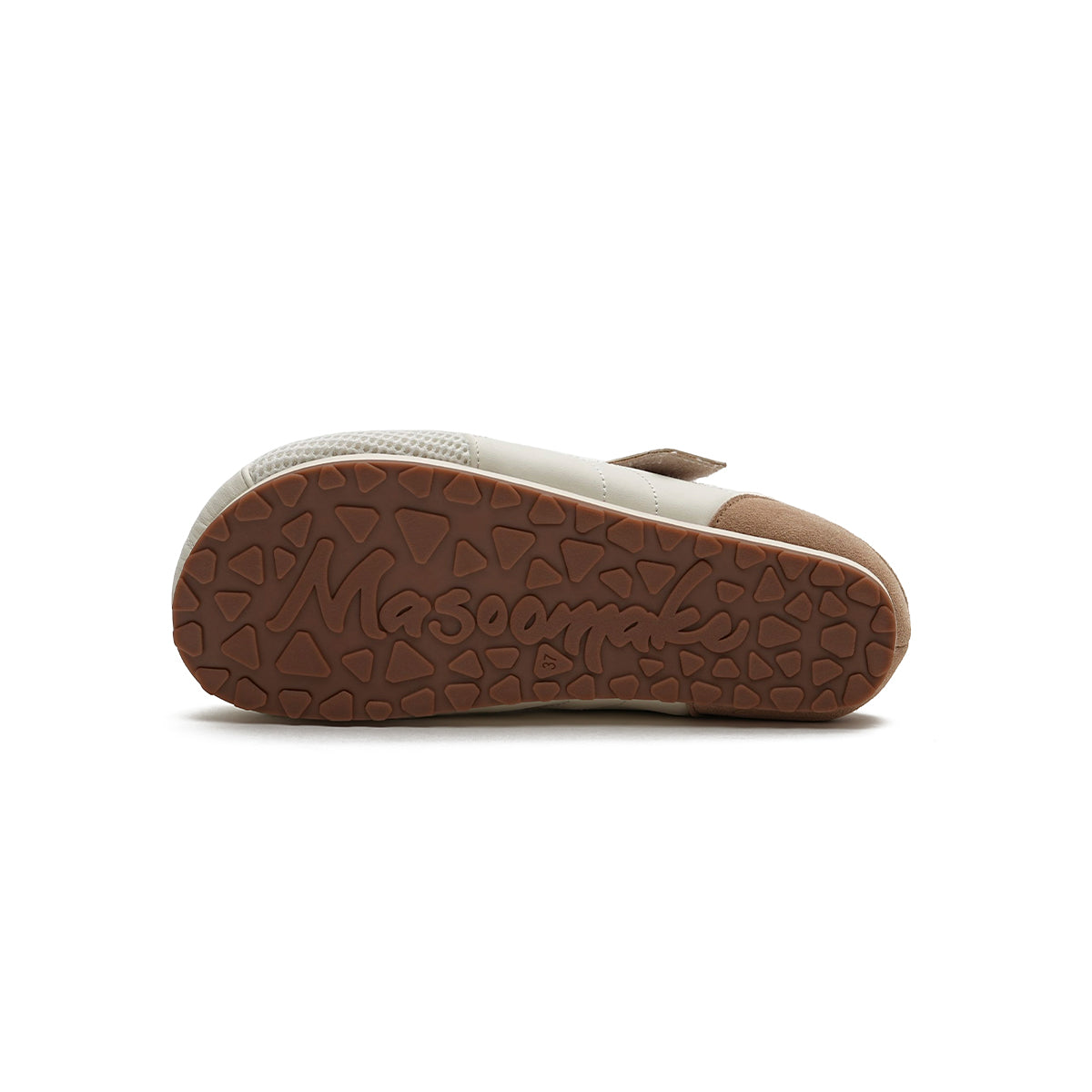 Breathable Puff Velcro Khaki Mary Jane Shoes-3