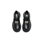 British Style Glossy Leather Loafers-4