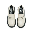 Butterfly Flat British-Style Loafers-4