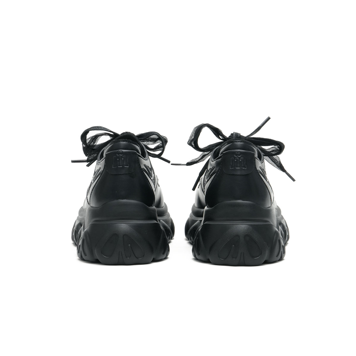 Casual Chunky Heel Platform Shoes with Bow Details-2