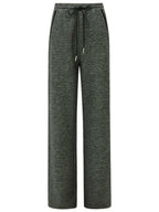 Casual Knitted Pants with Side Pockets in Charcoal-3