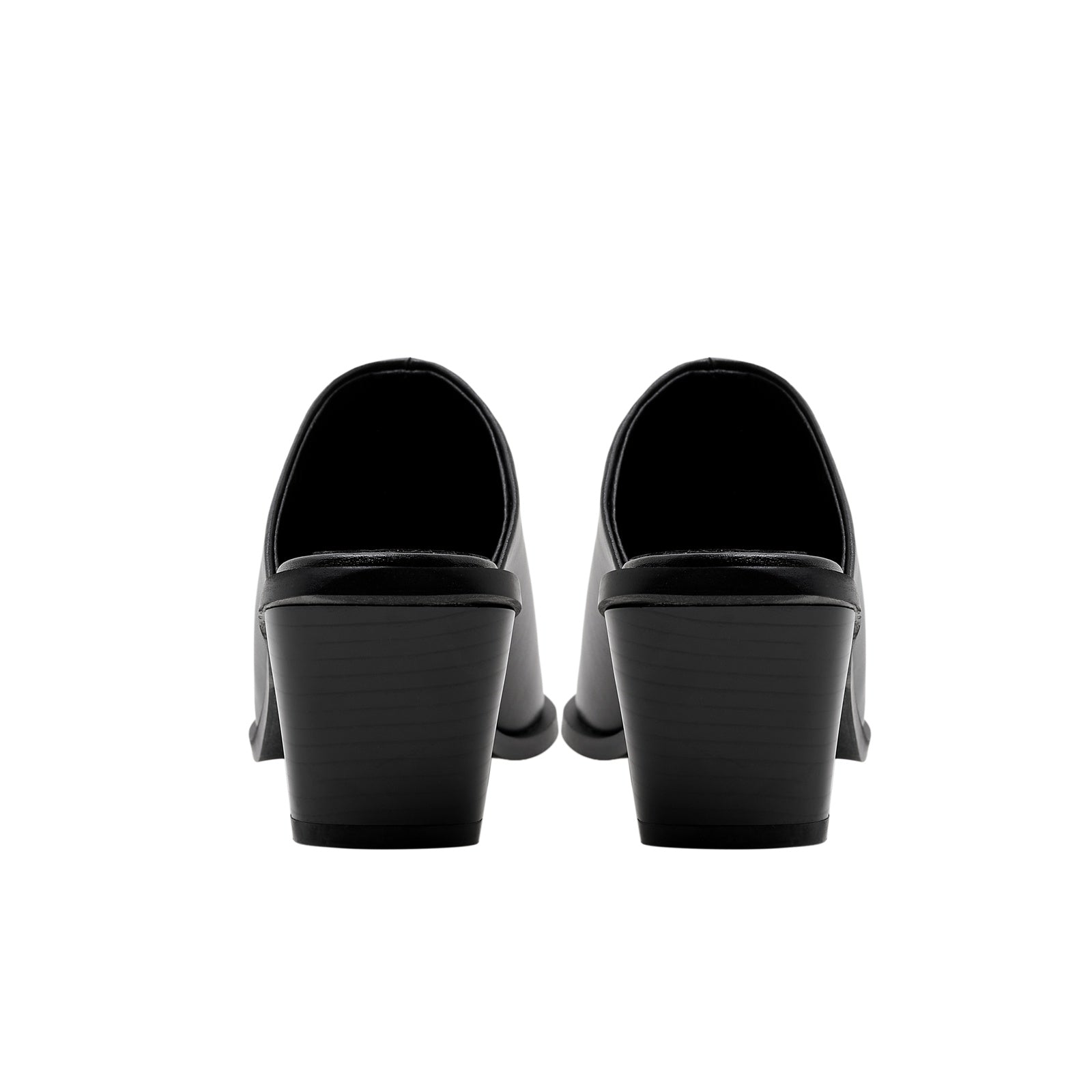 Classic Leather Pointed Toe Mules-3