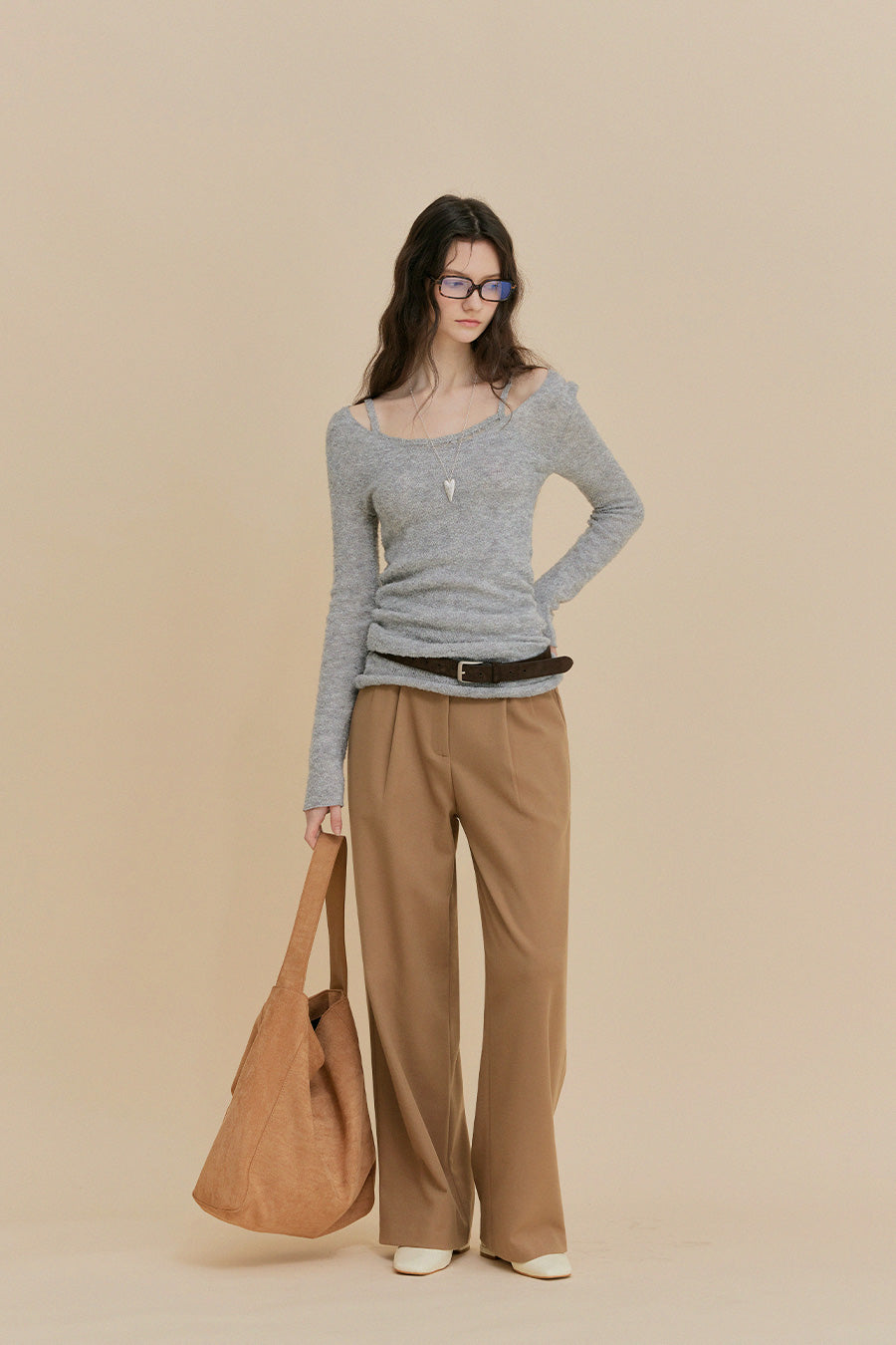 [TWEE] Benico One-Tuck Wide Slacks