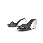 Floral Lace High-Heel Hollow Wedges-4