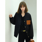 Flowy Button Down Black Cardigan-0