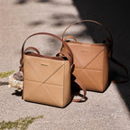 Fur-Charm Casual Crossbody Bucket Bag-1