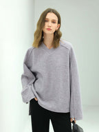 Grey Patchwork Quilt Sweatshirt-0