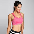 High Impact Lightly Padded Wireless Athletic Bra-4