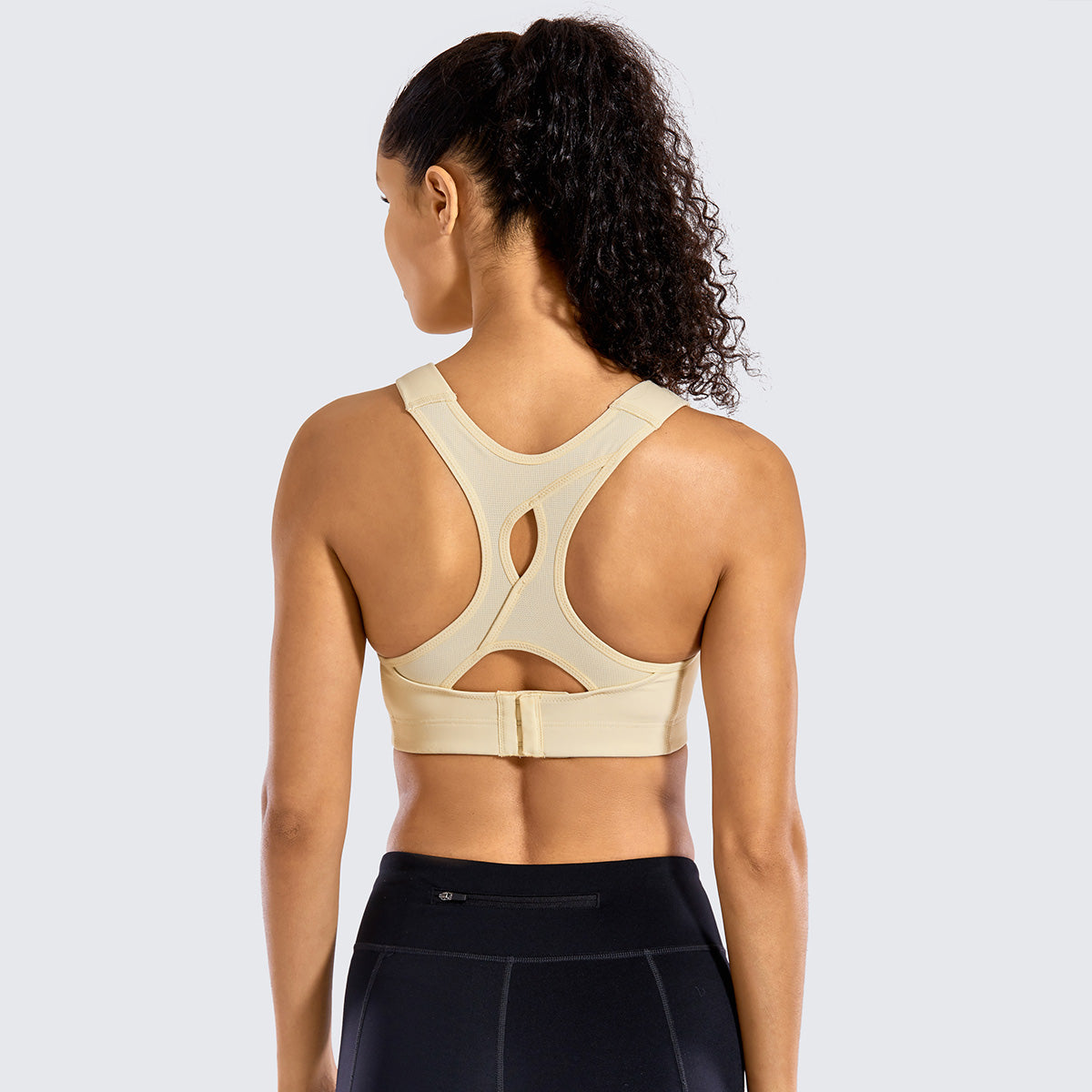 High Impact Lightly Padded Wireless Sports Bra