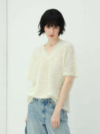 Ivory Blossom Blouse-1
