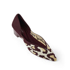 Leopard Print Pointed Toe Princess Flats-3