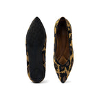 Leopard Print Pointed Toe Work Shoes-3