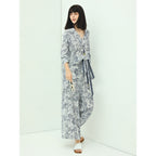 Lily Island Flimsy V-neck Floral Shirt-2