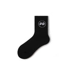 Logo-print All-season Unisex Active 5pcs Crew Socks Set