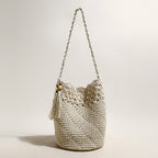 Macrame Beach Tote Bag-0