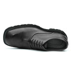 Men’s Breathable Square Toe Oxford Lace Up Dress Shoes-2