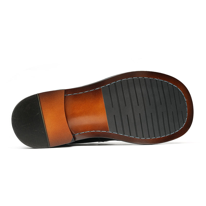 Men’s Glossy Calfskin Classic Slipper Mules-3
