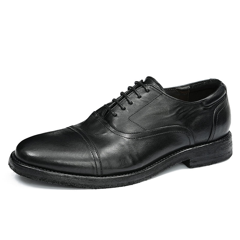 Men’s Legacy Handmade Cowhide Oxford Lace Up Shoes-1