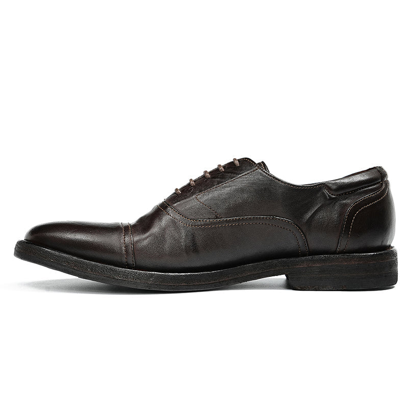 Men’s Legacy Handmade Cowhide Oxford Lace Up Shoes-5