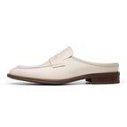 Men’s Posh Cream Leather Mules-0