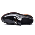 Men's Premium Business Glossy Leather Loafers-2