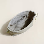 Mini Woven Trapezoid Drawstring Shoulder Bag-3