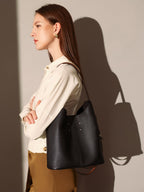 Minimalistic Spring Hobo Bucket Bag-1