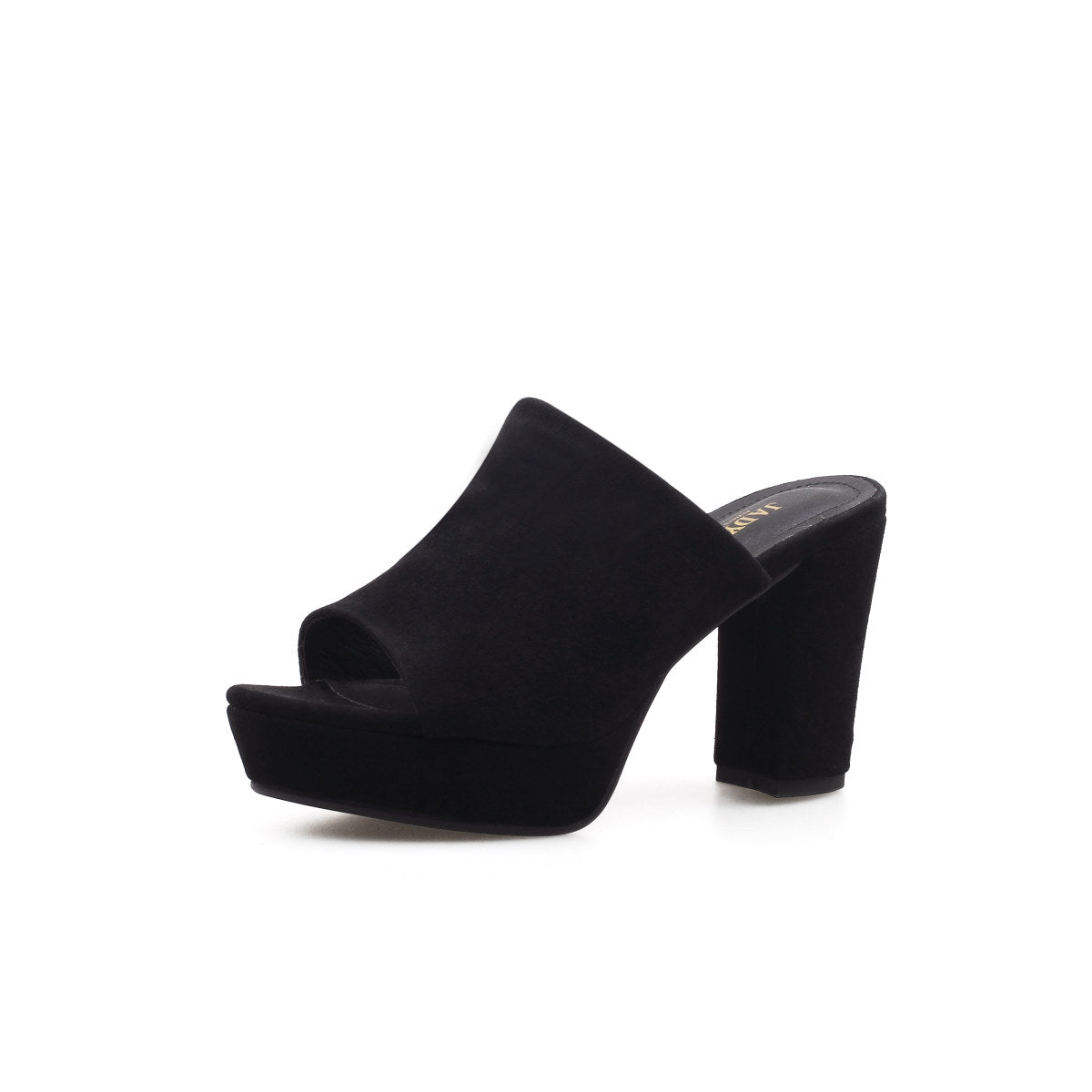 Open Toe Platform Mules-1