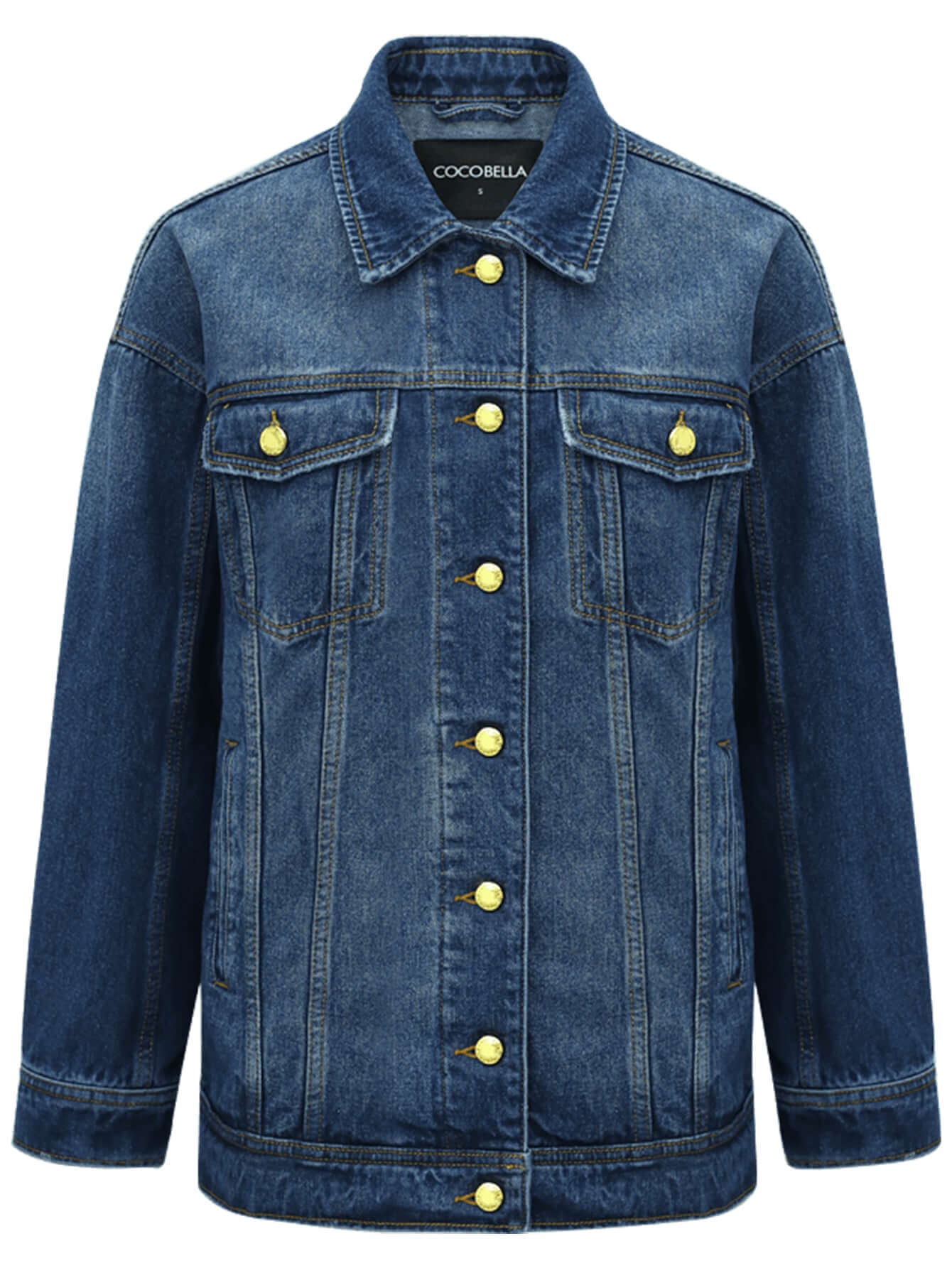 Oversized Blue Boyfriend Denim Jacket