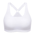 Power On High Impact Padded White Sports Bras-3