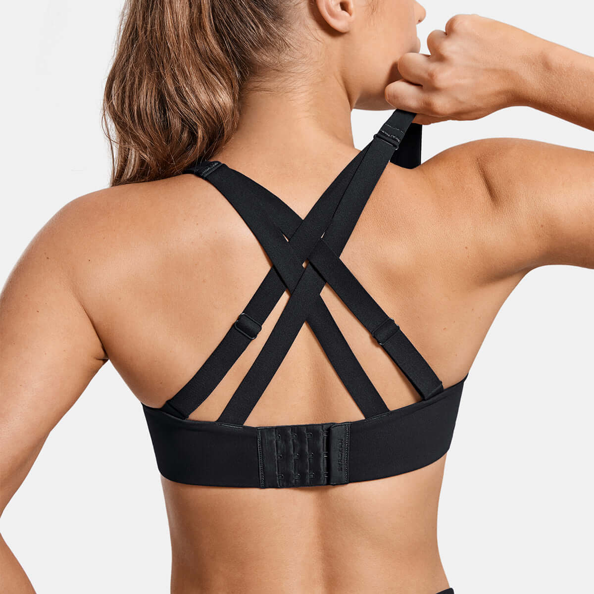 Power On Molded Cup Strappy Racerback Wireless Bra