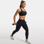 Power On Molded Cup Strappy Racerback Wireless Bra