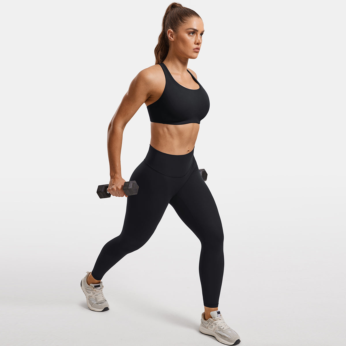 Power On Molded Cup Strappy Racerback Wireless Bra