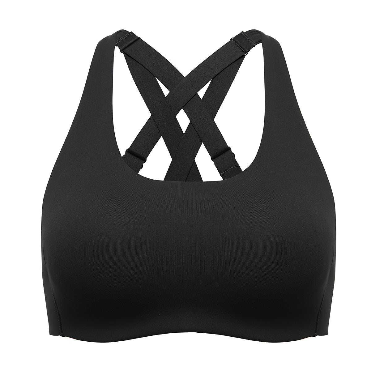 Power On Molded Cup Strappy Racerback Wireless Bra