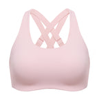 Power On Molded Cup Strappy Racerback Wireless Sports Bra