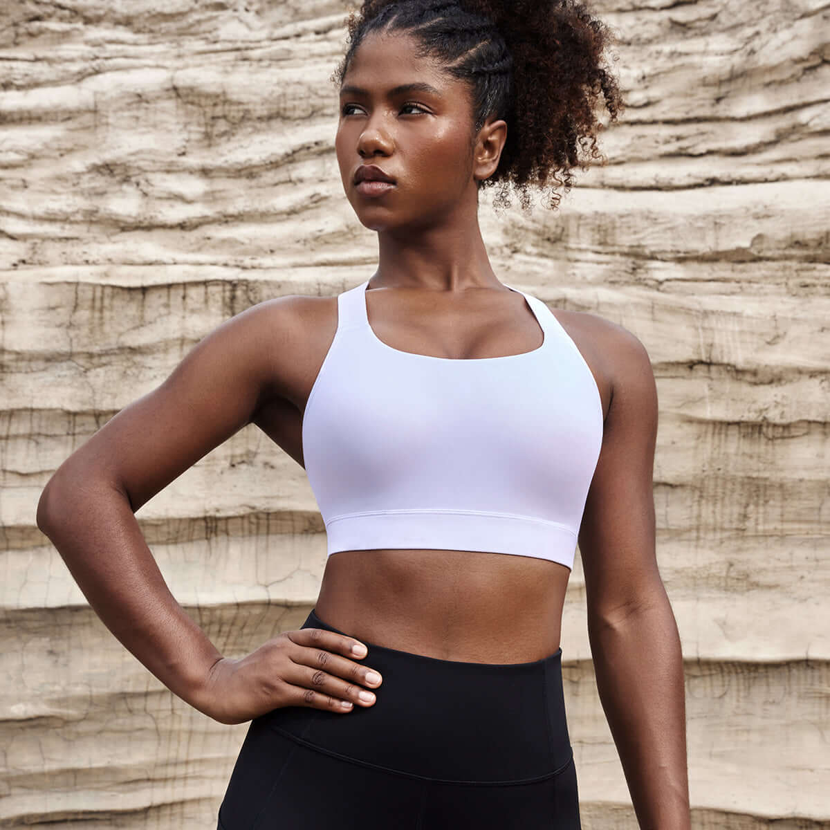 Power On Racerback High Impact Adjustable Padded Wireless Bra