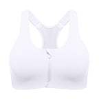 Power On Soft Padded High Impact Zip Front Active Bra